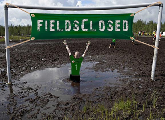 All  Grass FIELDS ARE CLOSED !