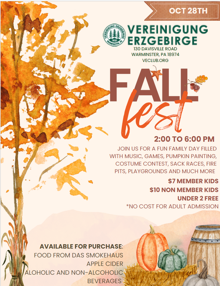 Fall Fest at VE October 28th